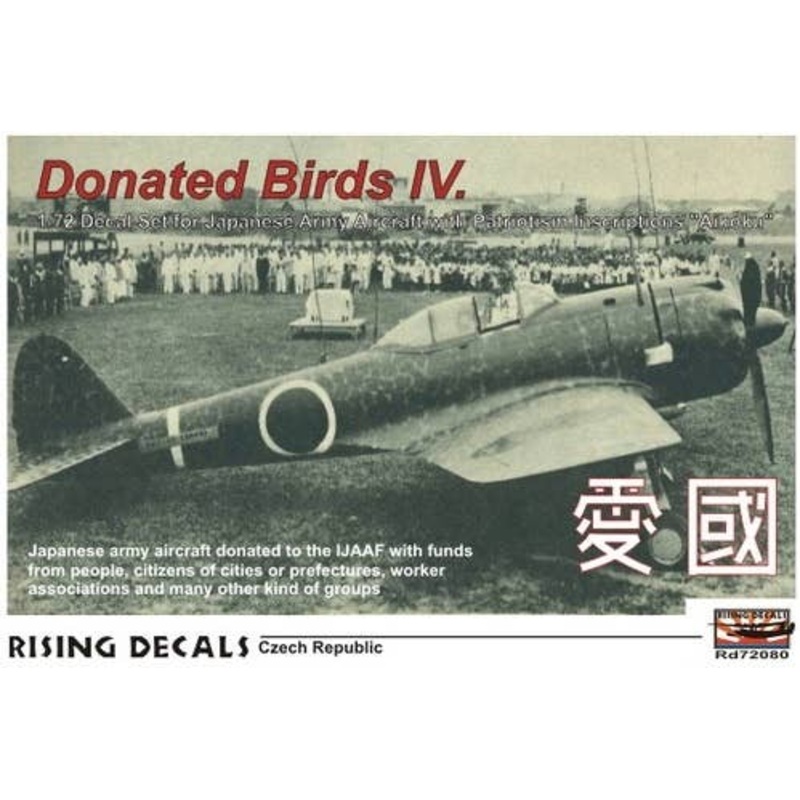 1/72 Donated Birds Pt.IV (Type 91, Ki-27, Ki-43, Ki-51)