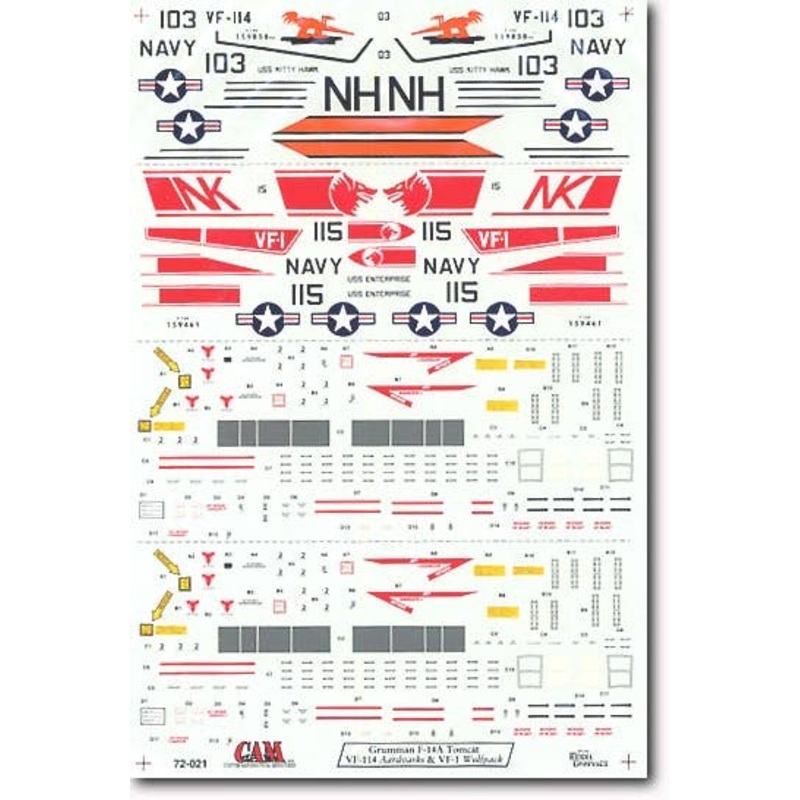 1/72 F-14A Tomcat VF-114/VF-1