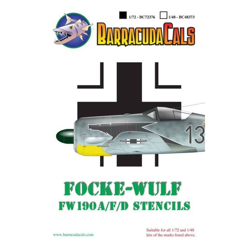 1/72 Focke-Wulf Fw-190A/F/D Stencils