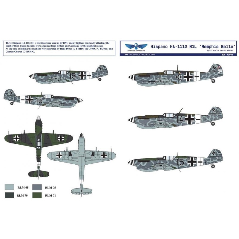 1/72 Hispano HA-1112 M1L Memphis Belle