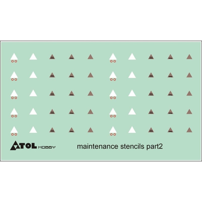 1/72 Luftwaffe Maintenance Stencils (Part 2)