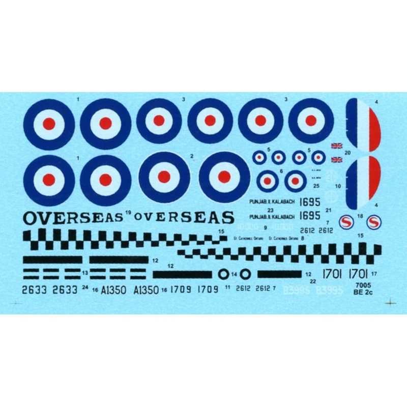 1/72 RAF BE-2c Decal