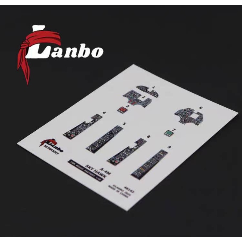 1/48 A-4M Skyhawk 3D interior decal