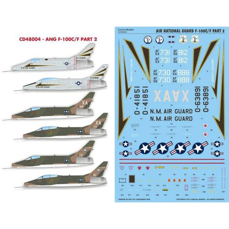 1/48 Air National Guard F-100C/F Super Sabre Part 2