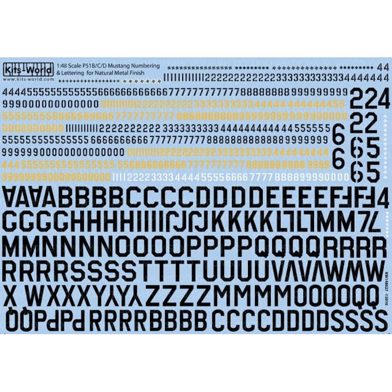 1/48 American Nose Art P-51 B/C/D Mustang Decal Sheet