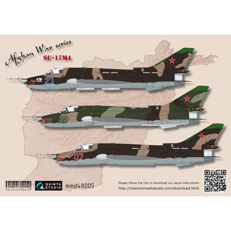 1/48 Decal Su-17M4 (Afghan War series)