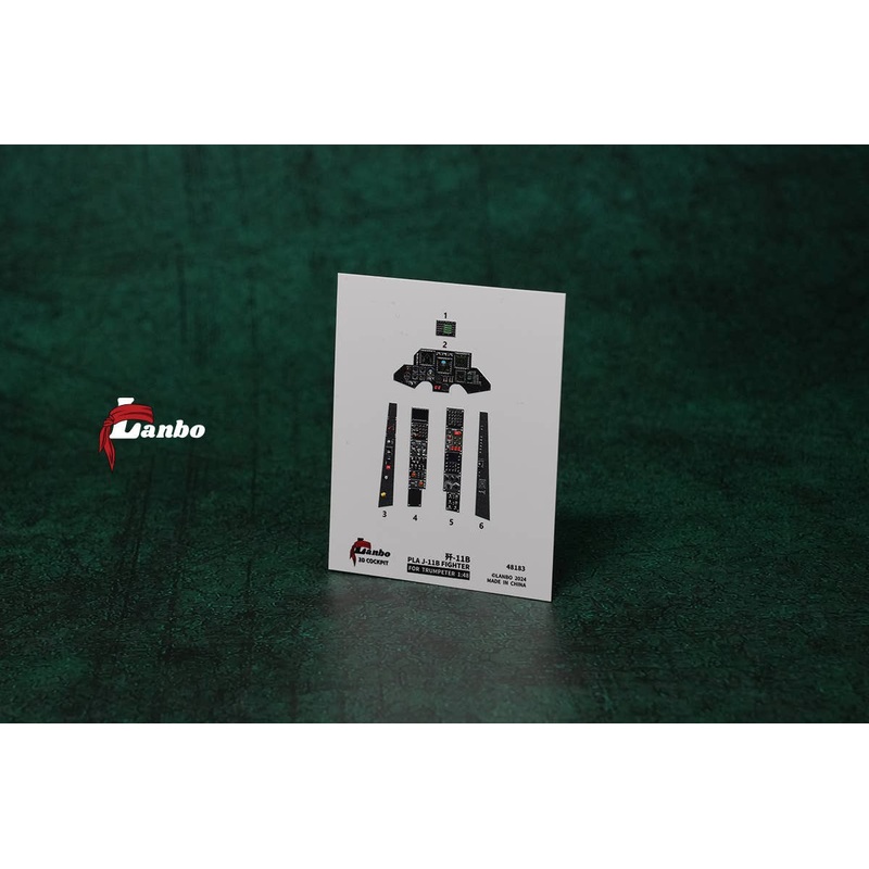 1/48 J-11B 3D interior decal (for. TRUMPETER)