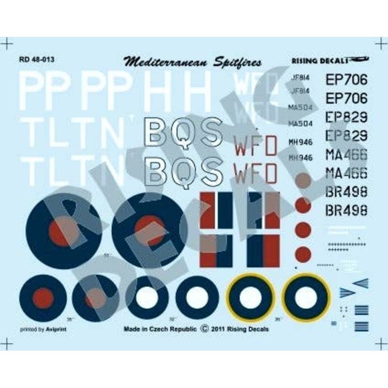 1/48 Mediterranean Spitfires