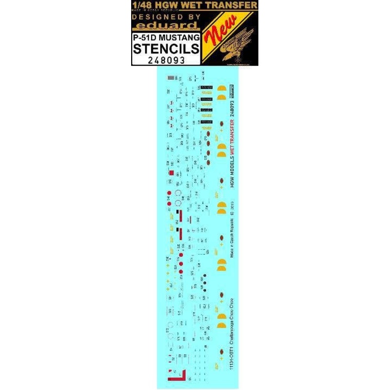 1/48 P-51D Stencils