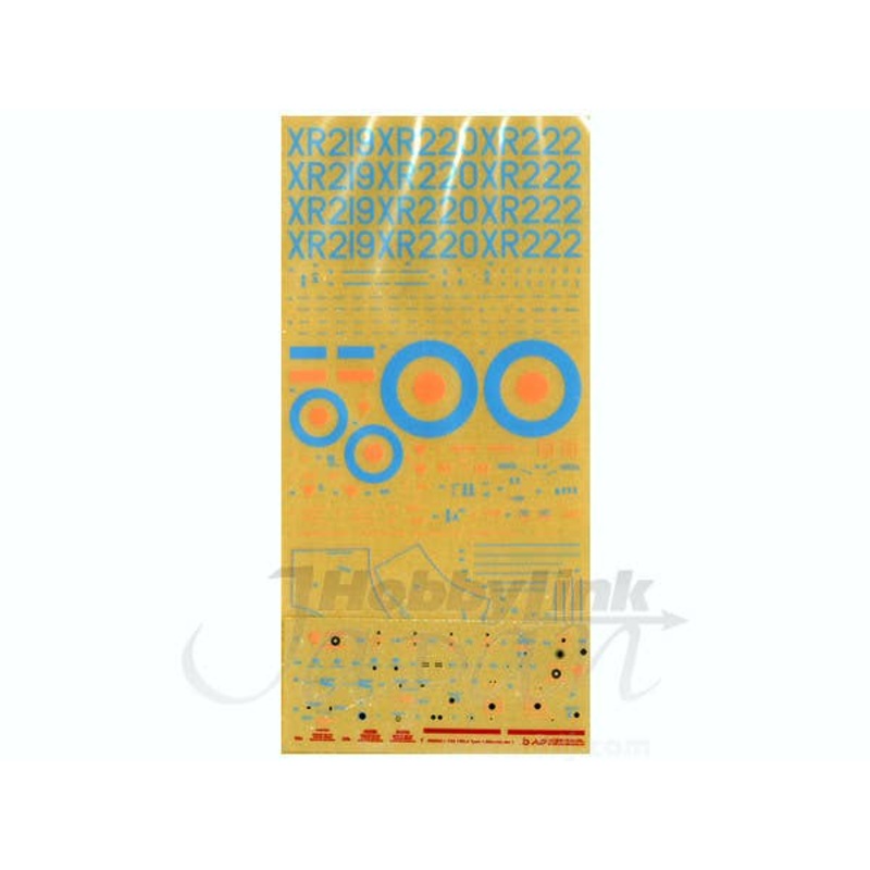 1/48 TSR-2 Type 1 Stencils Version 1