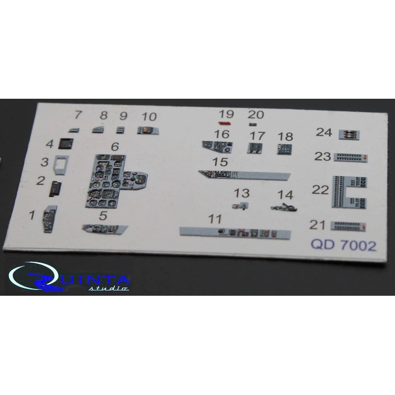 1/72 MiG-29 9-13 Interior 3D Decal (for 7278 Zvezda kit)