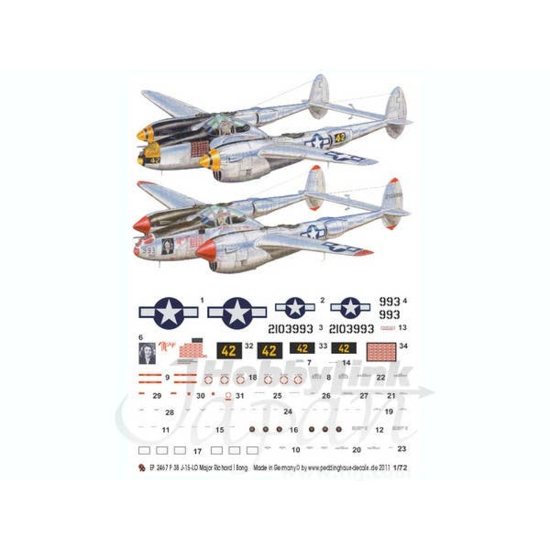 1/72 P38J-15-LO Richard Bong