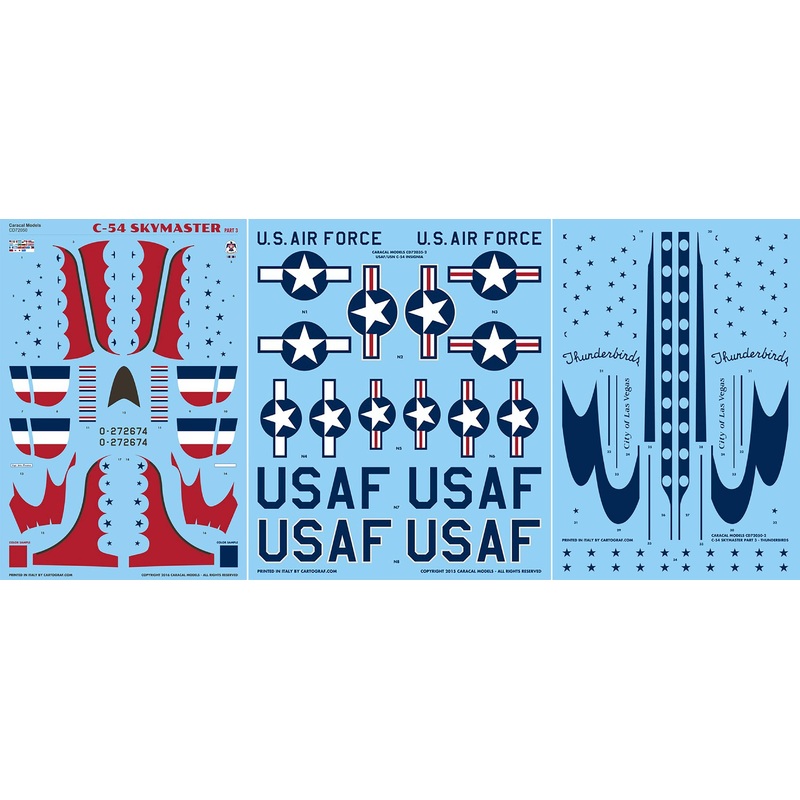 1/72 US Air Force C-54 Skymaster Part 3 Decal