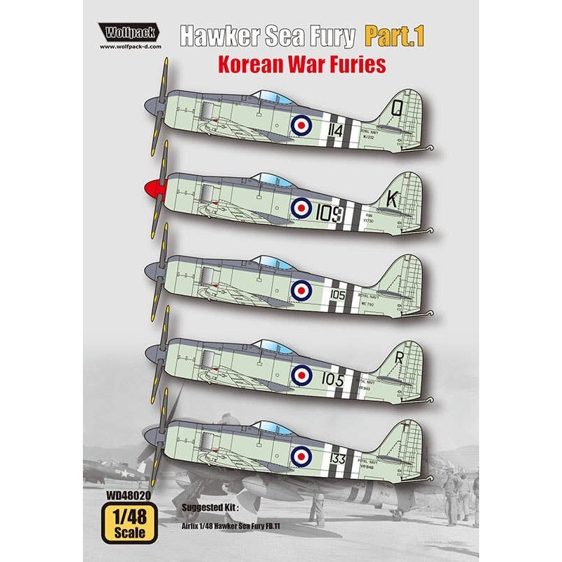 Hawker Sea Fury Part.1 "Korean War" (For 1/48 Airfix)