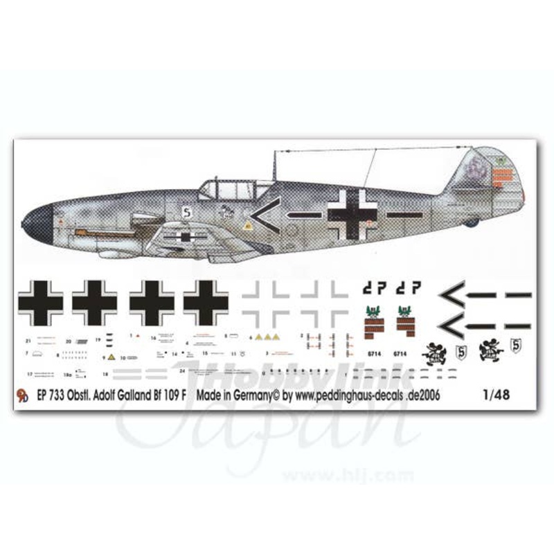 1/48 Bf109F Obstl Adolf Galland