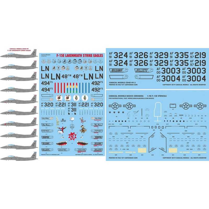 1/48 F-15E Lakenheath Strike Eagles