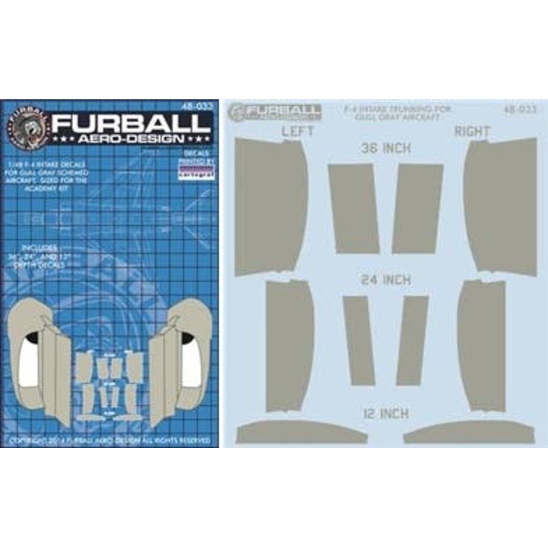 1/48 F-4 Intake Trunking for Gull Gray Phantoms