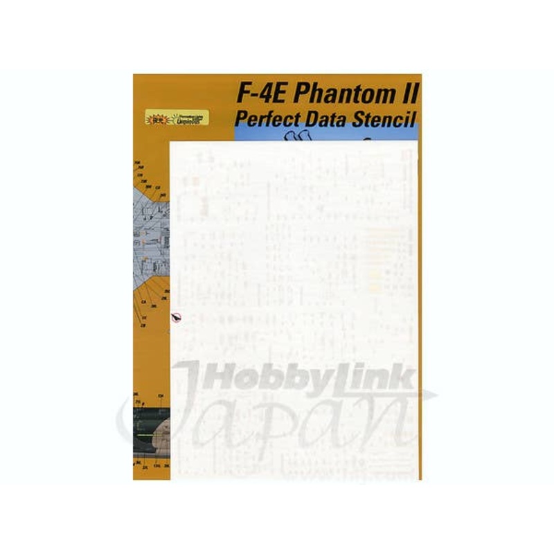 1/48 F-4E Phantom II USAF Perfect Data Stencil (Waterslide)