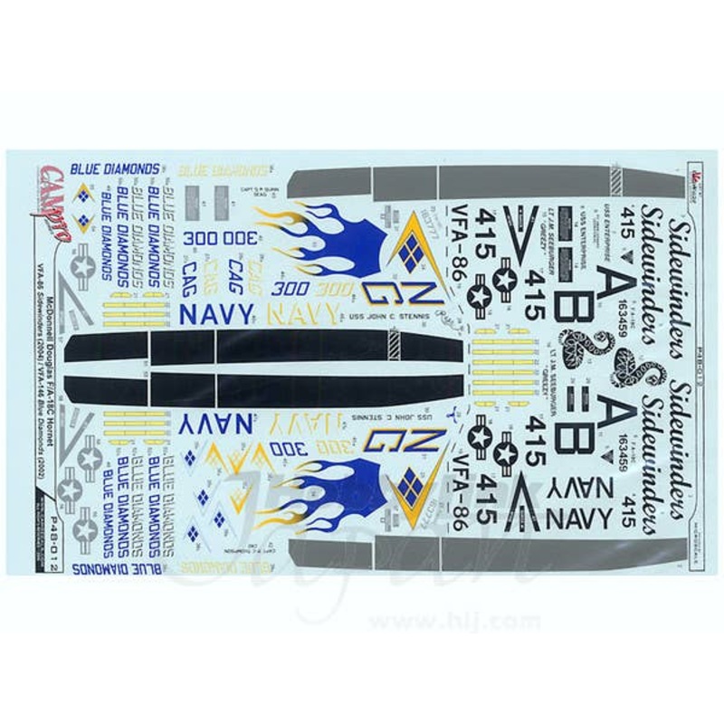 1/48 F/A-18C Hornet Sidewinders/Blue Diamonds