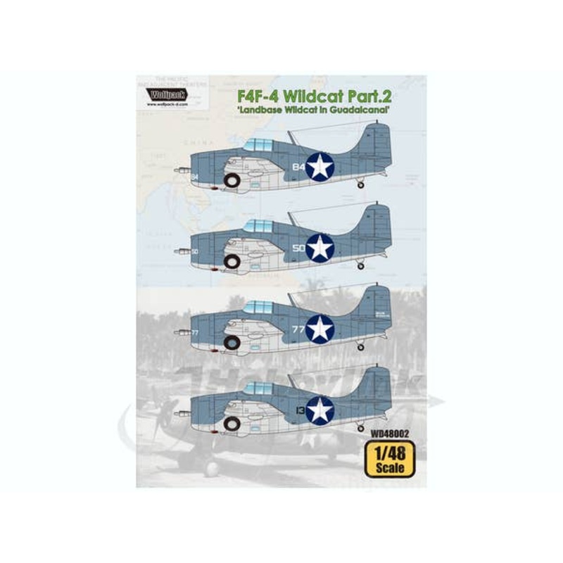 1/48 F4F-4 Wildcat Part.1 Land base Wildcat in Guadalcanal