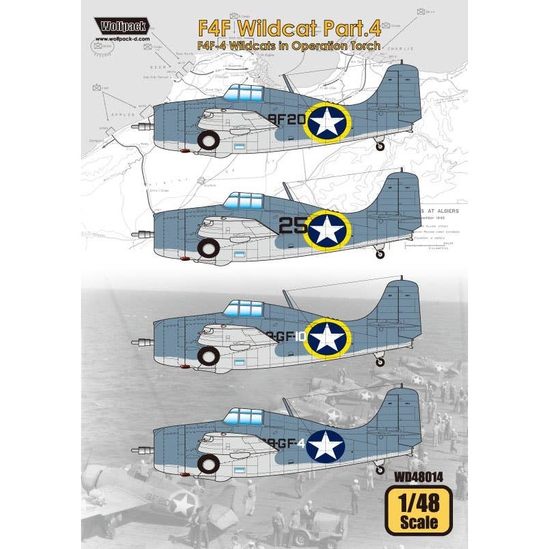 1/48 F4F Wildcat Part.4 F4F-4 Wildcats in Operation Torch
