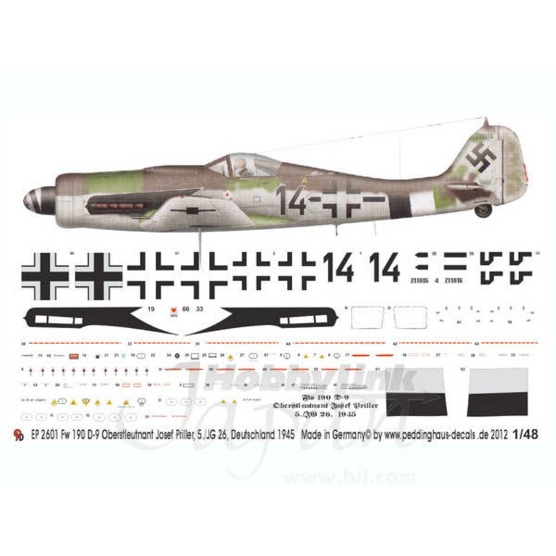 1/48 Fw190-D9 Obstl. Josef Priller 5./ JG 52