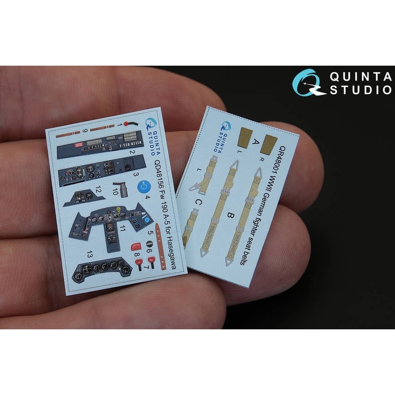 1/48 FW190A-5 Interior 3D Decal (for Hasegawa)