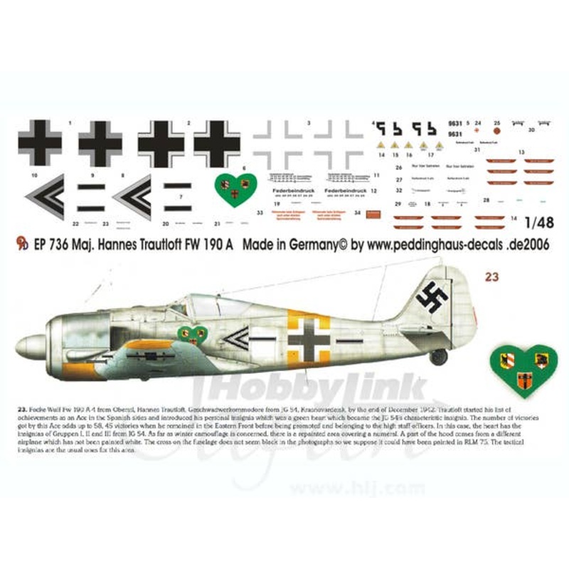 1/48 Fw190A Major Hannes Trautloft