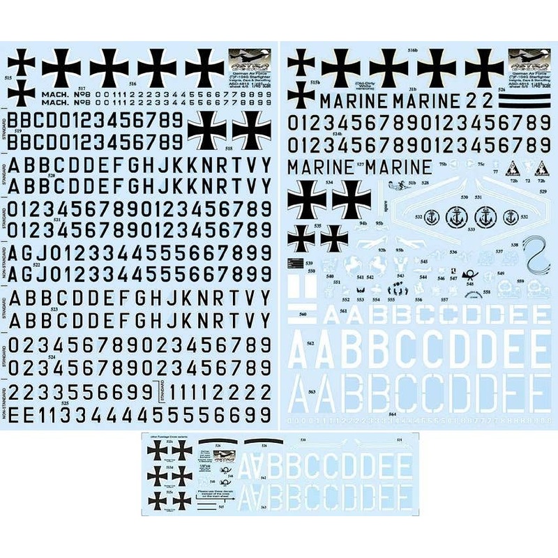 1/48 German Air Force (T)F-104G Starfighter Stencilling