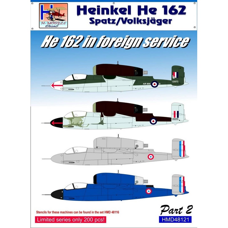 1/48 He 162 in Foreign Service. Pt.2