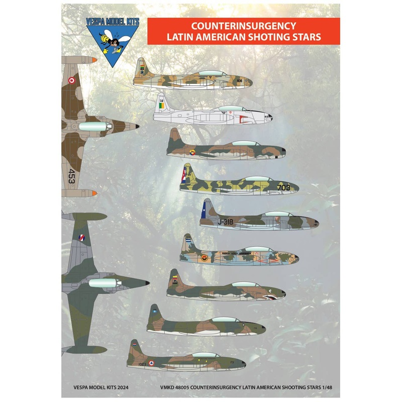 1/48 Latin American Counter-Insurgency Shooting Stars (T-33)
