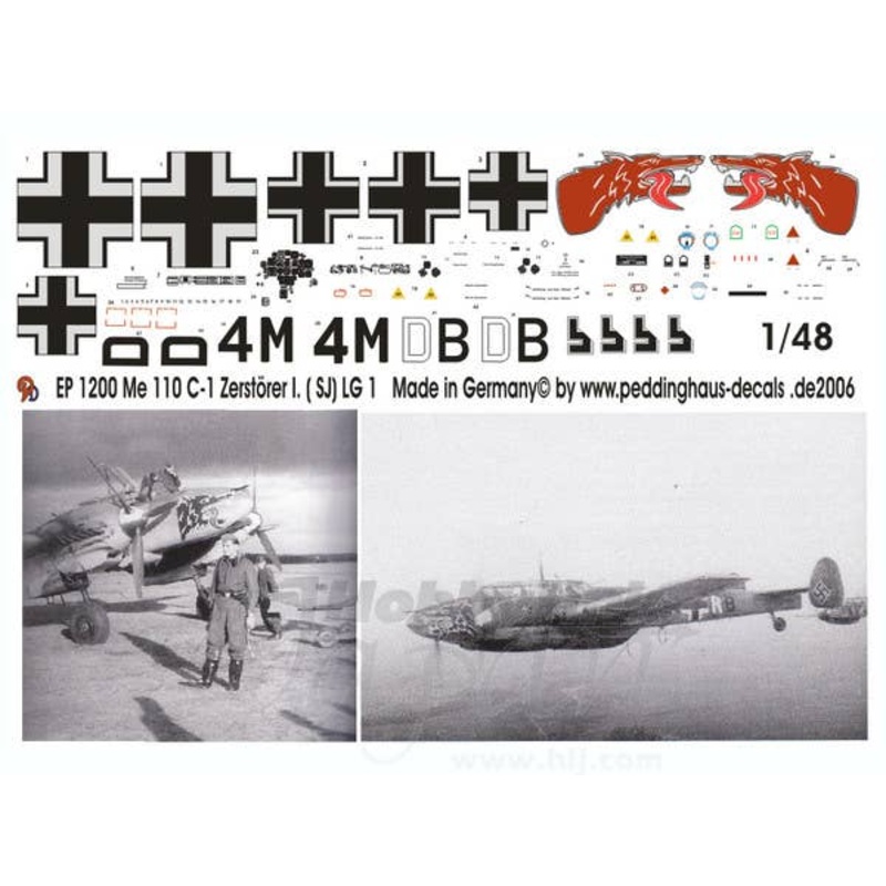 1/48 Me 110 C-1 I. (SJ) LG 1 Zerstoerer