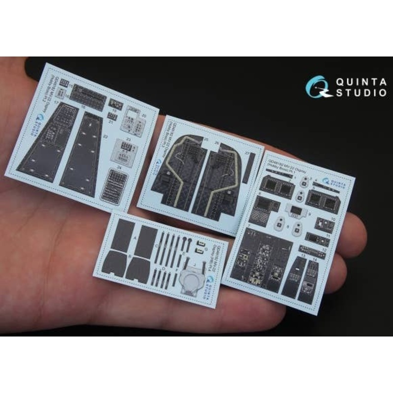 1/48 MV-22 Osprey 3D-Printed & coloured Interior on decal paper for HobbyBoss kit