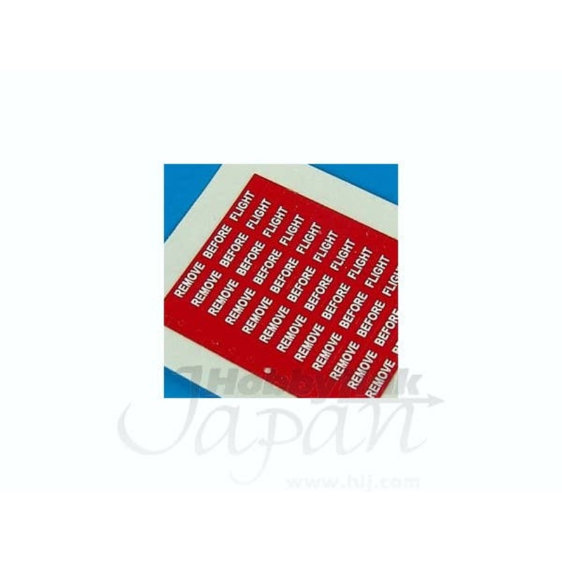 1/48 Remove Before Flight Flags White Lettering