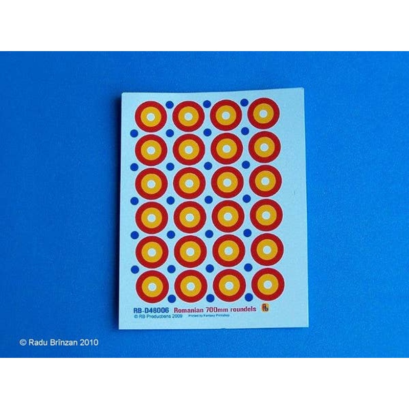 1/48 Romanian 700mm Roundels