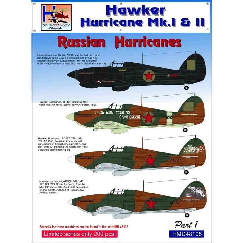 1/48 Russian Hurricanes Mk.I/II. Pt.1