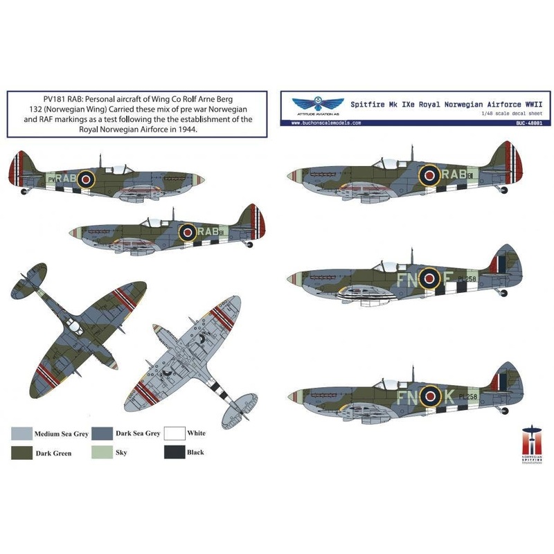 1/48 Spitfire Mk. IXe Royal Norwegian Air Force WW II