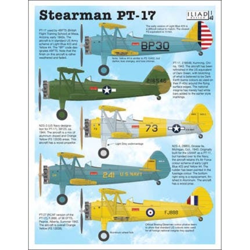 1/48 Stearman PT-17s