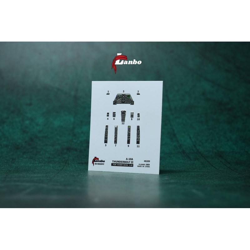 1/48 A-10A 3D interior decal (for. Hobby Boss)