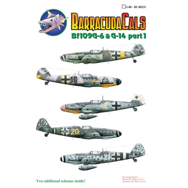 1/48 Bf 109G-6 and G-14 Part 1