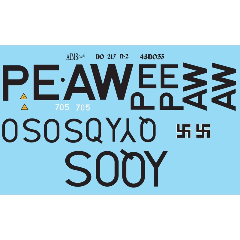 1/48 Do217N-2 Decal (for AIMS)
