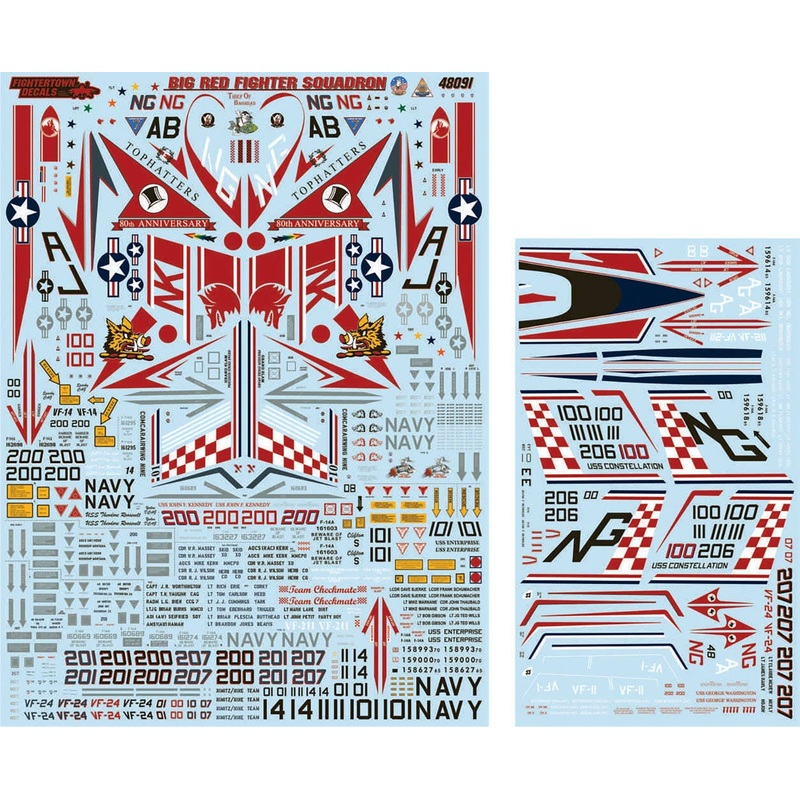 1/48 F-14A/B Tom Cat Big Red Fighter Squadron