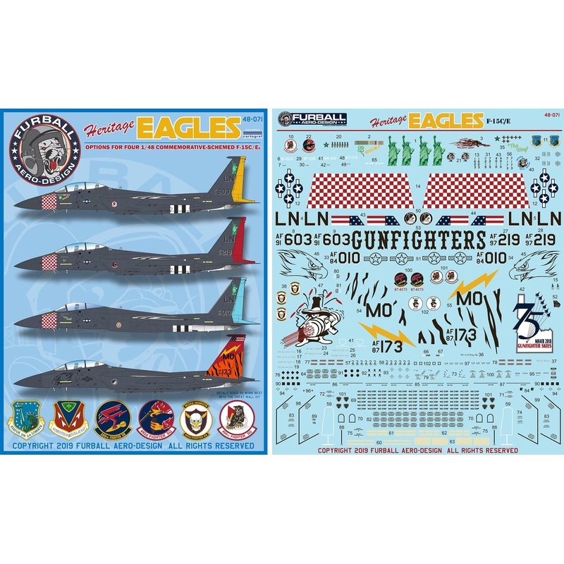 1/48 F-15C/E Heritage Eagles