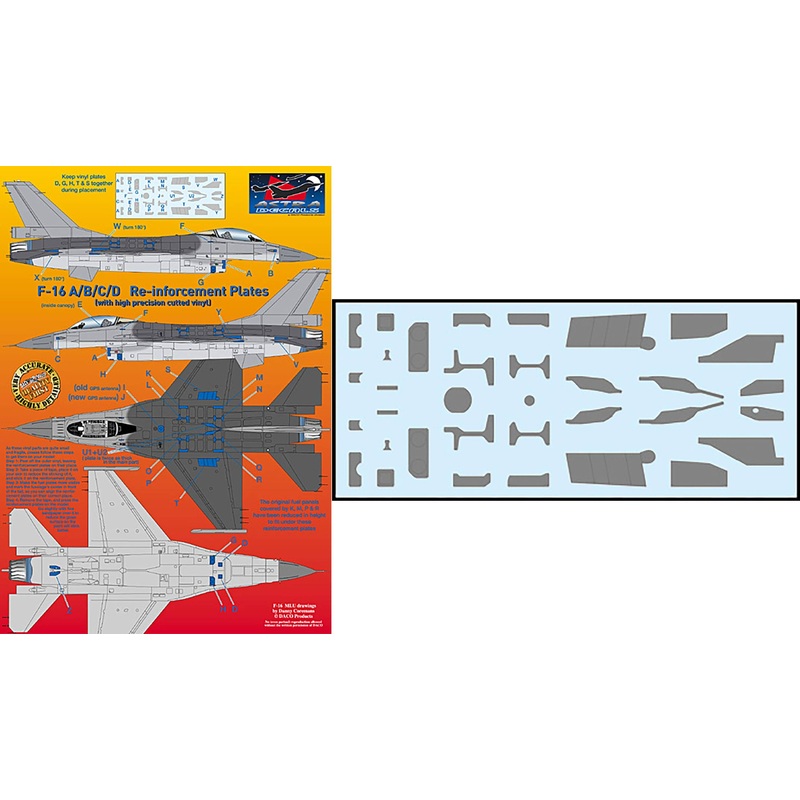 1/48 F-16A / B / C / D Reinforcement Plate