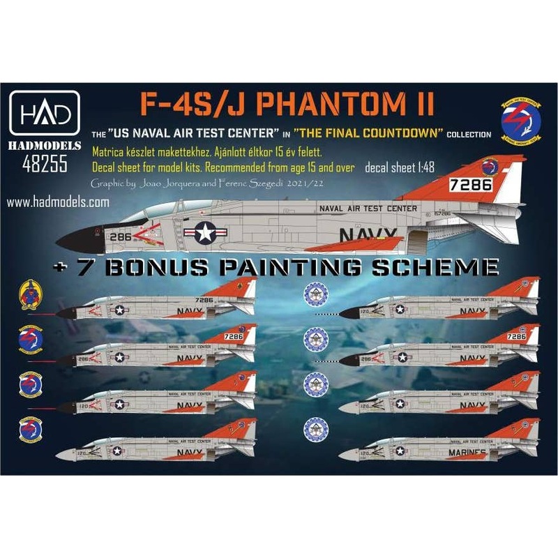 1/48 F-4S/J US NAVAL Air Test Center "The Final Countdown" collection