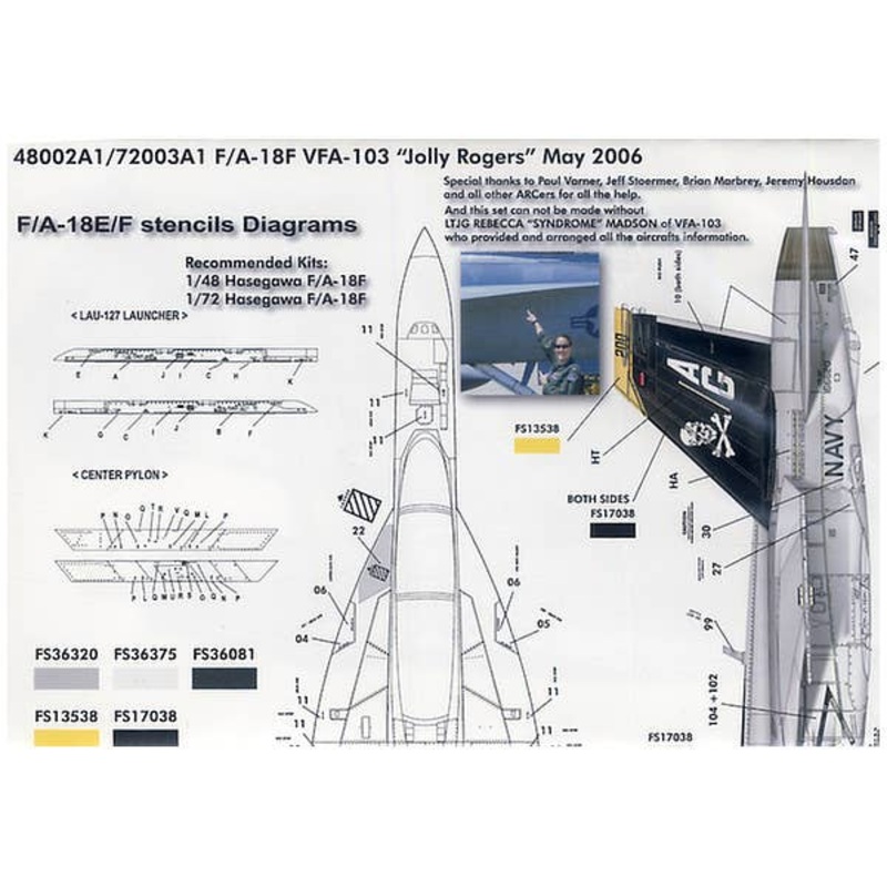 1/48 F/A-18F VFA-103 Jolly Rogers May '06
