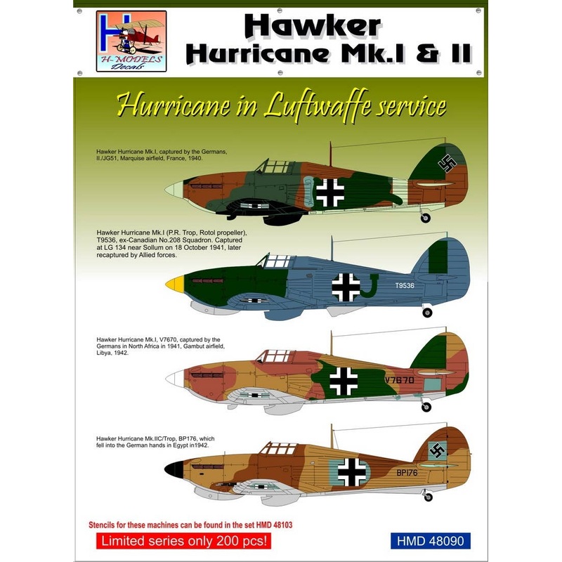 1/48 Hurricane in Luftwaffe Service
