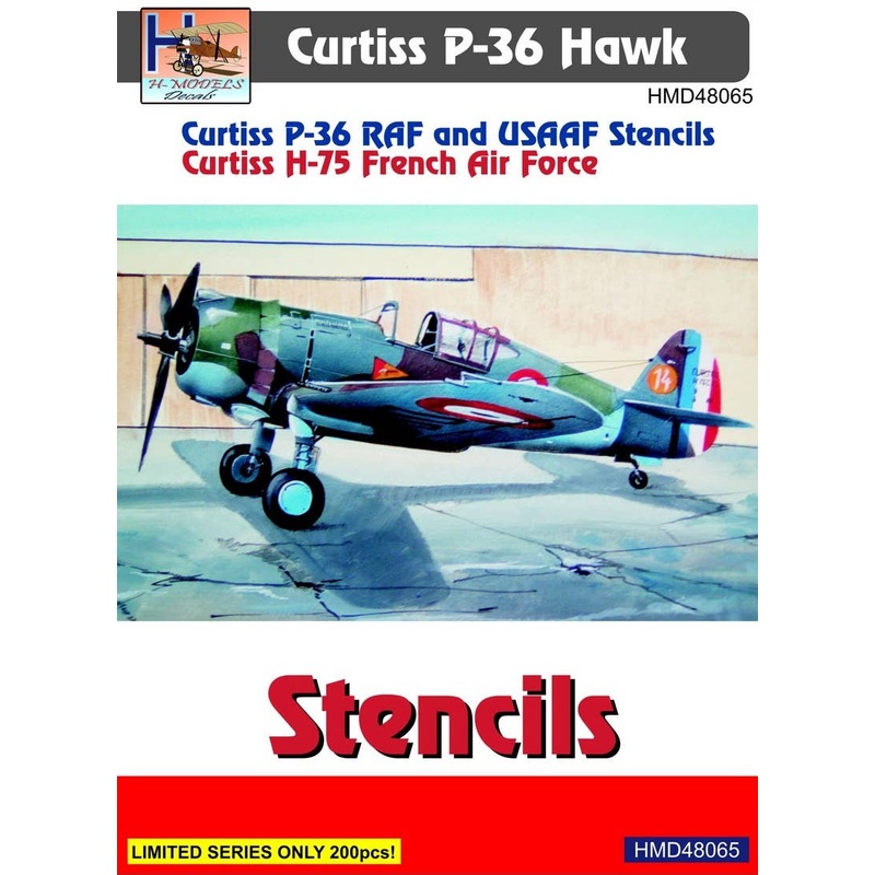 1/48 P-36/Hawk 75 Stencils