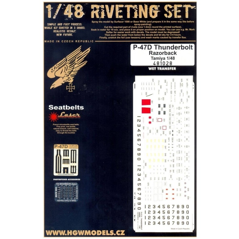 1/48 P-47D Thunderbolt Razorback - Super Set (for Tamiya)