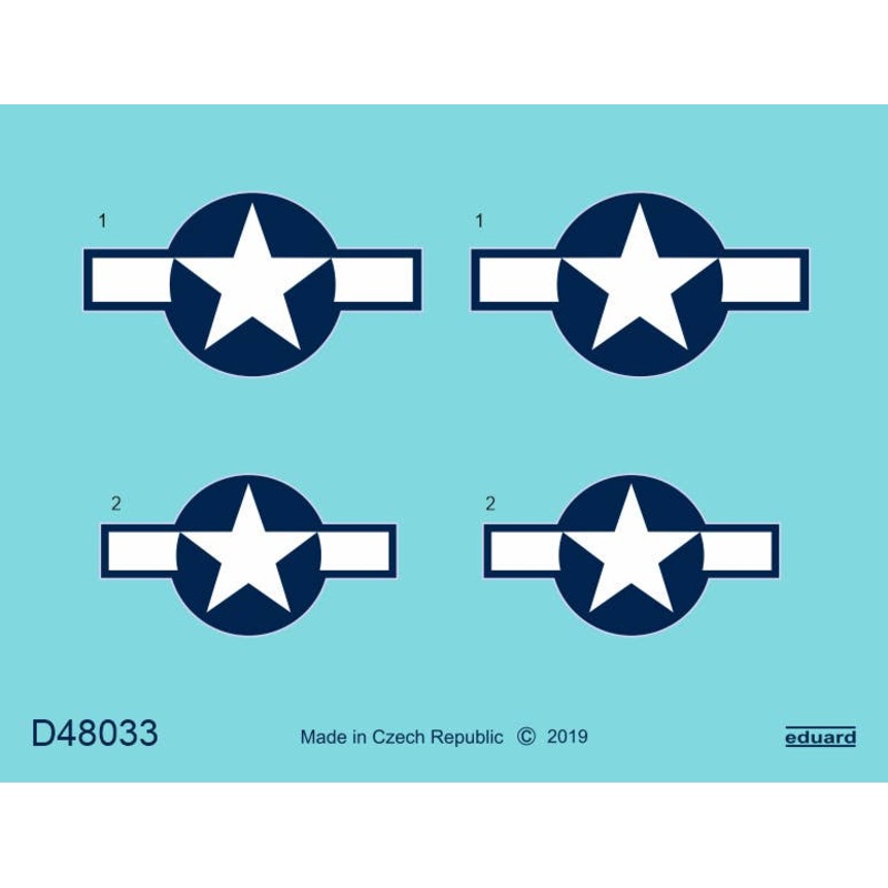 1/48 P-51D National Insignia (for Eduard)